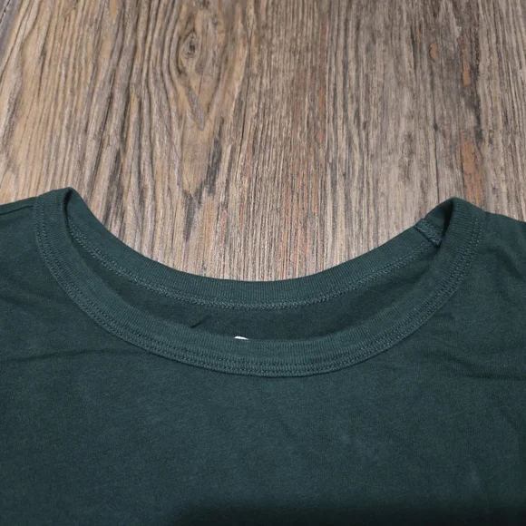 Hollister Forest Green Tee with White Logo - Picture 4 of 9